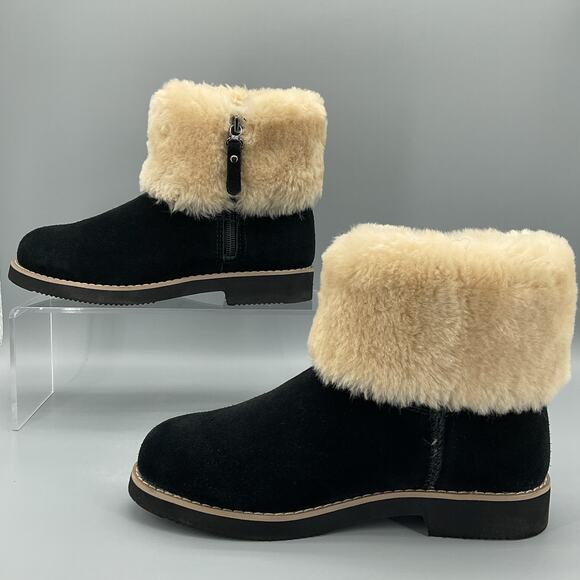 NEW Style & Co Women's Kalliee Suede Cuffed Ankle Boots Black Size 6M - Picture 2 of 10